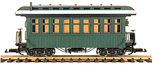 Overton Observation Car -- Baltimore & Ohio (blue, silver)