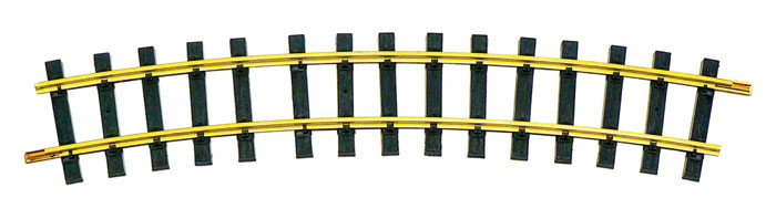 Code 332 Brass Track -- 8' Diameter 48" Radius pkg(16)