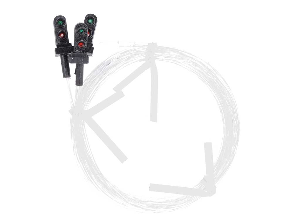 DVIDBS302 Lamplighter DFL Dwarf Block Signal Kit -- Includes Controller, 2 Dwarf Signals, 2 Side-On IR Detectors, No Power Suppl-3