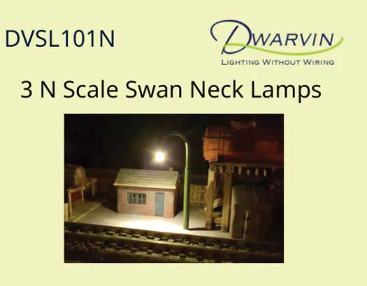 DVSL201 Fiber-Lit Swan/Goose Neck Street Lamps -- pkg(3)-2