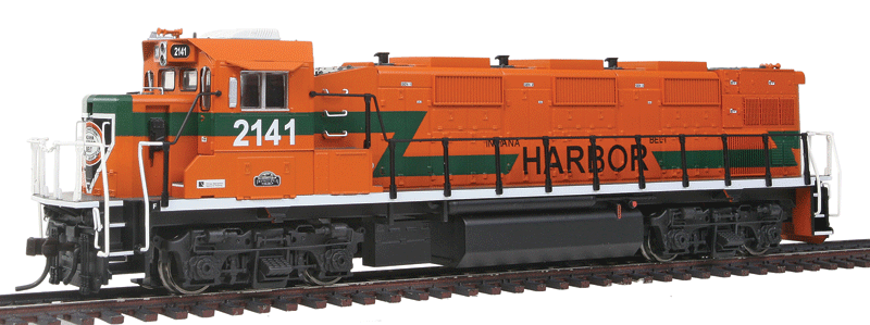 NRE Genset II Locomotive - Standard DC -- Indiana Harbor Belt #2141 Village of Bridgeview (orange, green)