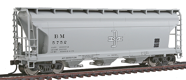 Trainman(R) 3560 Center Flow Covered Hopper -- Boston & Maine