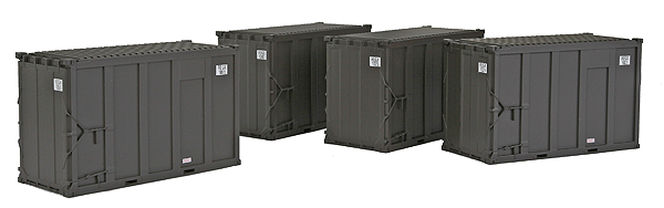Atlas Trainman(R) 20' High Cube Trash Container pkg(4) -- REGX