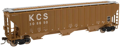 Atlas Trainman(R) Thrall 4750 3-Bay Covered Hopper -- Kansas City Southern #308650