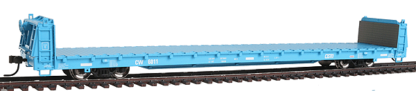 Trainman(R) Short Bulkhead Flatcar Assembled -- Colorado & Southern #6011