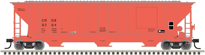 Thrall 4750 Covered Hopper - Ready to Run -- Ann Arbor/Chicago Freight Car #8364