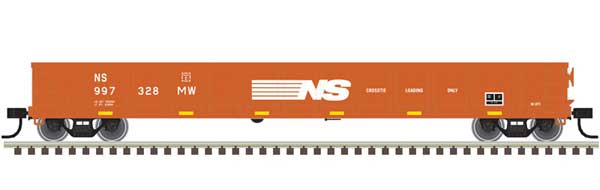 Evans 52' Gondola - Ready to Run -- Norfolk Southern 997328 (orange)