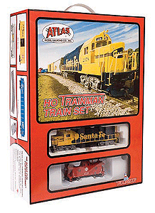 HO Trainman(R) Diesel Freight w/EMD GP38-2 Loco -- Santa Fe w/Caboose, 4 x 3' True-Track Oval, Power Pack