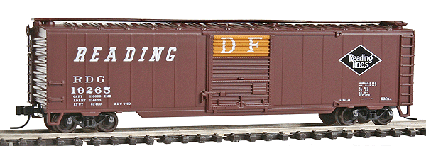 Trainman(R) 50' Single Door Boxcar -- Reading #19265