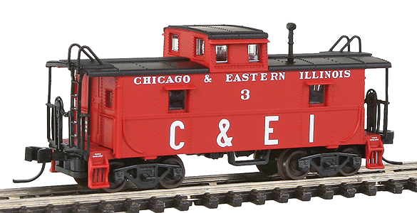 Trainman(TM) C&O Caboose -- Chicago & Eastern Illinois #3