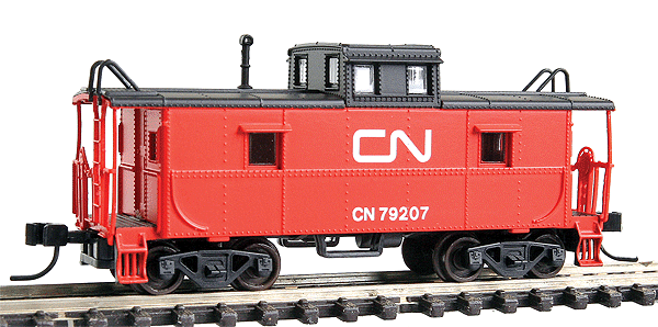 Trainman(R) C&O-Style Steel Cupola Caboose - Ready to Run -- Canadian National #79207 (red, black)