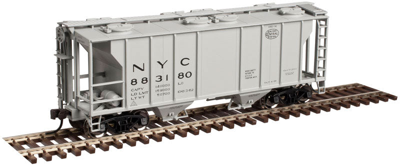 PS-2 2-Bay Covered Hopper - Ready to Run -- New York Central #883175 (gray, Small System Logo)