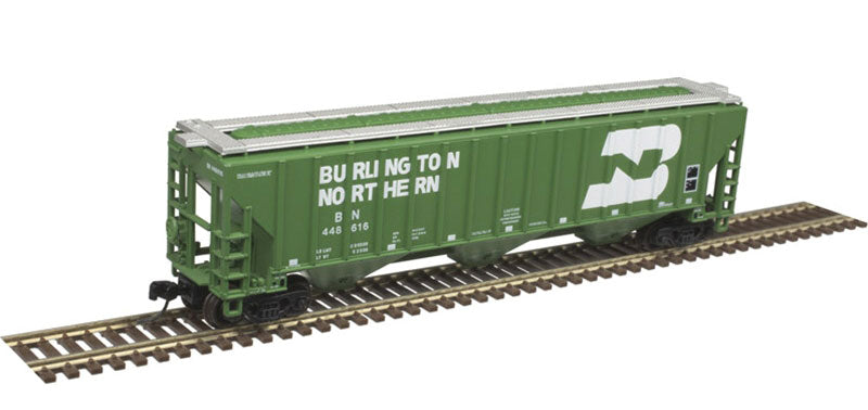 Thrall 4750 Covered Hopper - Ready to Run -- Burlington Northern 448616 (Cascade Green, white, Large Logo and Lettering)