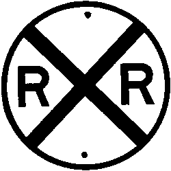 Signs - railroad xing 24/