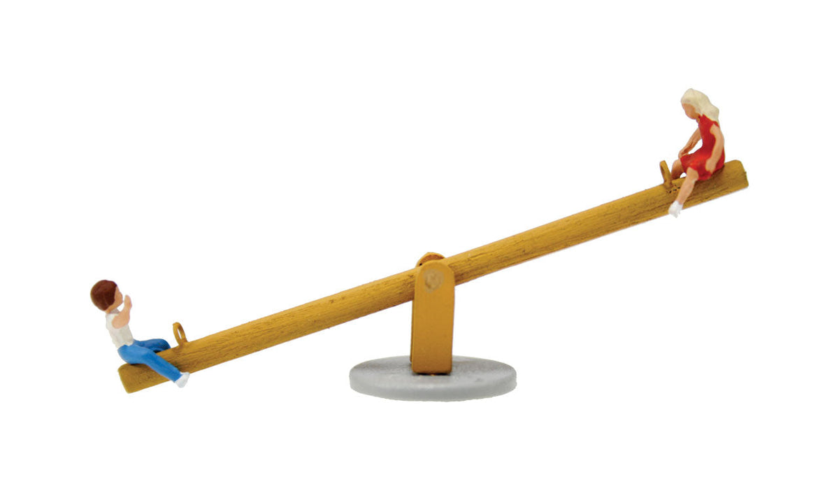 Animated Seesaw w/2 Children -- 14-16 Voly AC or DC