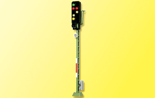 German Federal Railways (DB) Type 1969 Daylight Signal - Assembled -- Exit w/6 Aspects-1