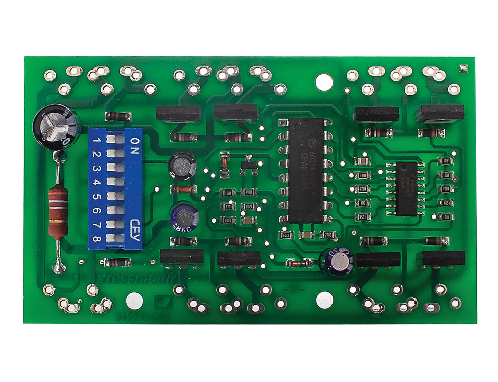 Motorola Accessory Decoder w/Solder Pads Only - No Housing -- Controls up to 4 Turnouts or 8 Solenoid Devices 2 Amp Outputs-3