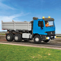 Basic Starter Set - CarMotion -- Mercedes-Benz Actros Dump Truck w/Lights, Charger, Magnetic Pen, 12 Magnets