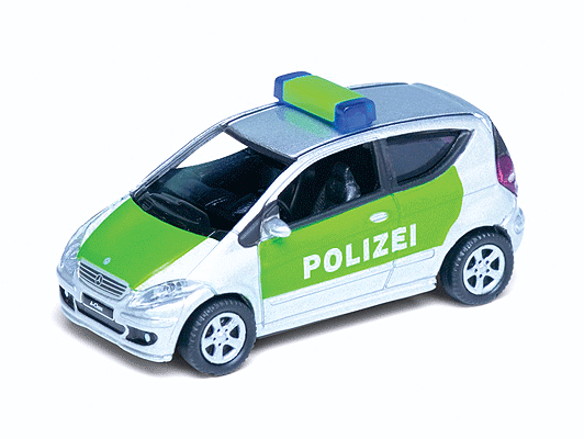 European Automobile -- Mercedes Benz A-Klasse Police Department (silver)