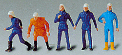 People Working -- German Firemen Set #1-1