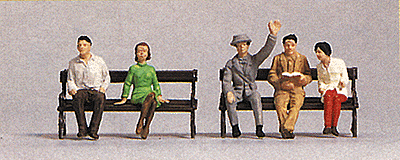 Pedestrians -- Seated On Bench