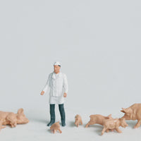 Working People -- Butcher w/Pigs