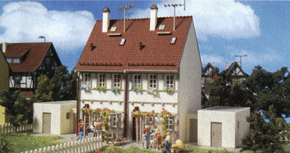 Duplex w/Garage pkg(2) -- 4-13/64 x 4-5/8 x 5-13/64" 10.5 x 11.5 x 13cm-1