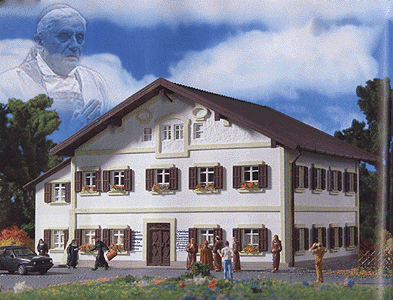 Birthplace of Pope Benedict XVI -- Kit; 8-5/8 x 7 x 4-5/8" 22 x 17.5 x 11.6cm
