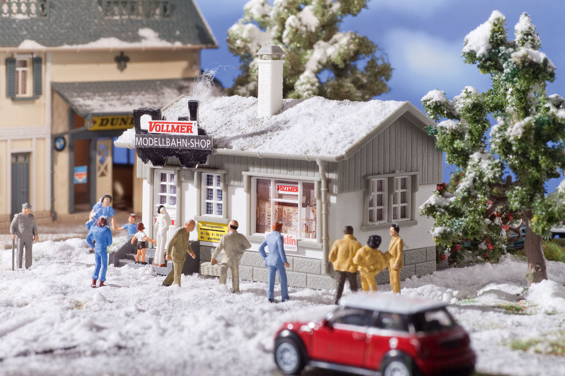 Model Train Shop -- Kit - 3-1/2 x 2-11/16 x 2-11/16" 8.8 x 6.8 x 6.8cm-2