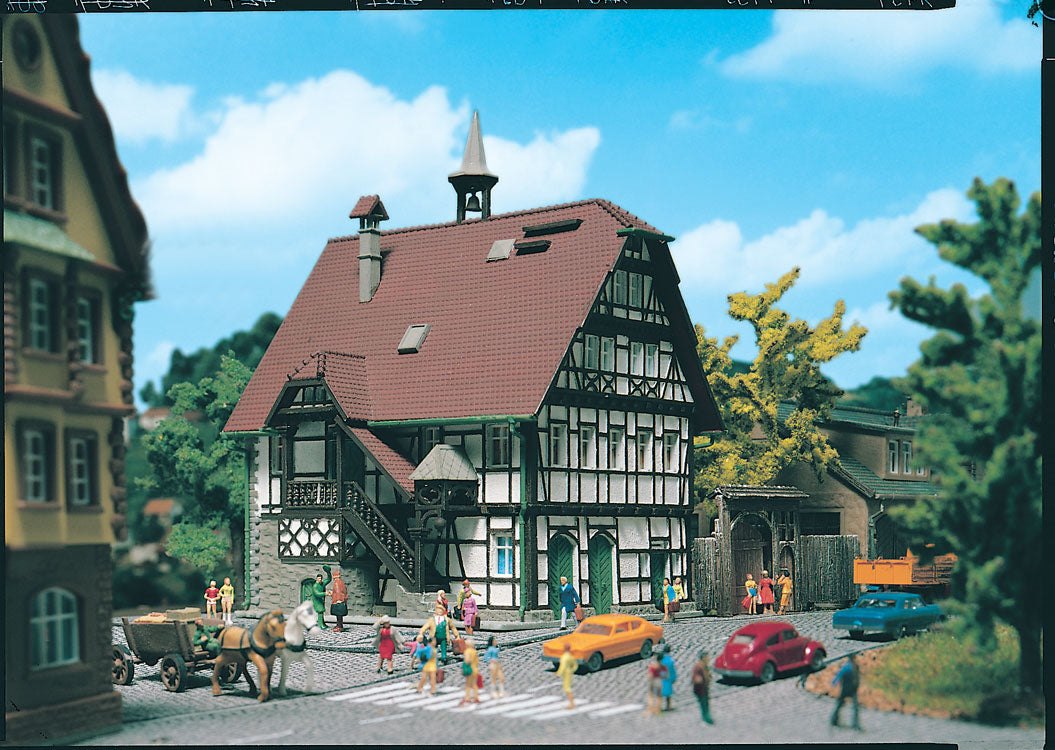City Council Office Building -- 4-3/4 x 4-1/2 x 5-1/8" 12 x 11.5 x 13cm