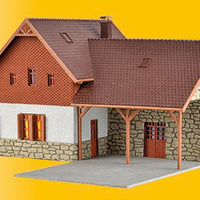 Stonemason's House w/LED Lights - Stone Art -- Kit - 7-1/2 x 7-1/2 x 4-5/16" 19 x 19 x 11cm