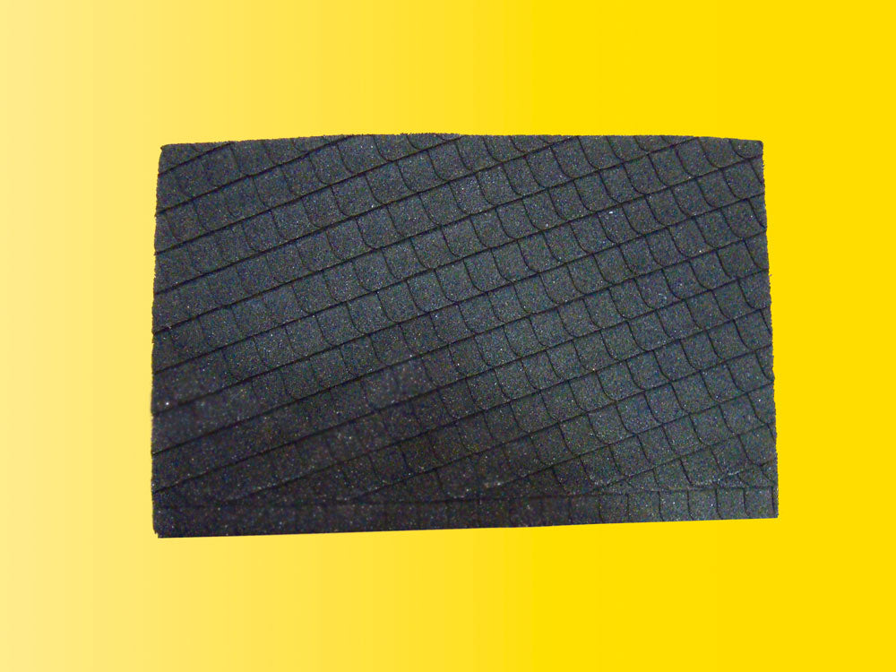 Slate Roof Sheet w/Ridge -- 23-5/8 x 39-3/8" 60 x 100cm