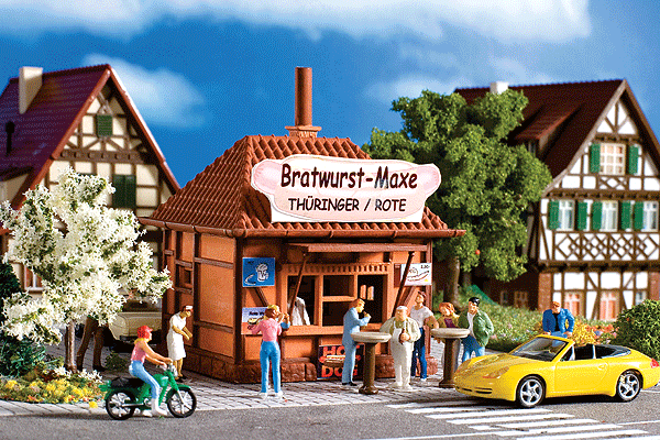 Maxe Bratwurst/Hot Dog Henry Kiosk - Kit -- 2-7/16 x 2-1/2 x 2-15/16" 6.2 x 6.4 x 7.5cm
