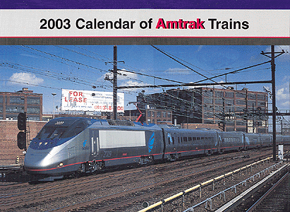 2003 Calendar -- Amtrak