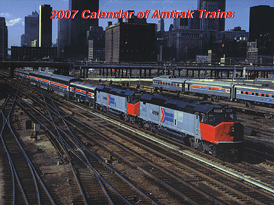 2007 Color Calendar -- Amtrak