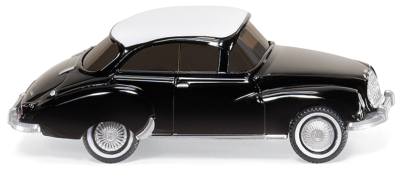 DKW Coupe - Assembled -- Black, White