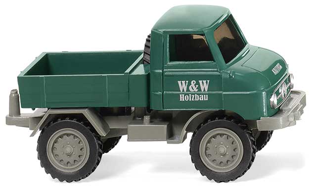1956 Mercedes-Benz Unimog U 411 Pickup Truck - Assembled -- W&W Holzbau