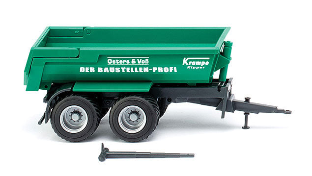 Krampe 20-Ton Half-Pipe Dump Trailer - Assembled -- Green