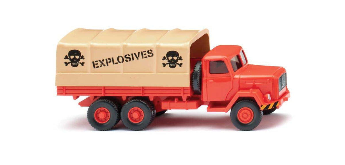1958-1964 Magirus Low-Side Truck - Assembed -- The Wages of Fear (orange, beige)