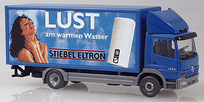 European Trucks - Tractor/Trailer - Mercedes -- 1217 Container Truck Stiebel Eltron