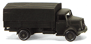 Military - Modern German Army (BW) - Heavy Trucks -- Henschel HS 100 Cargo/Personnel Carrier w/Canvas Cover