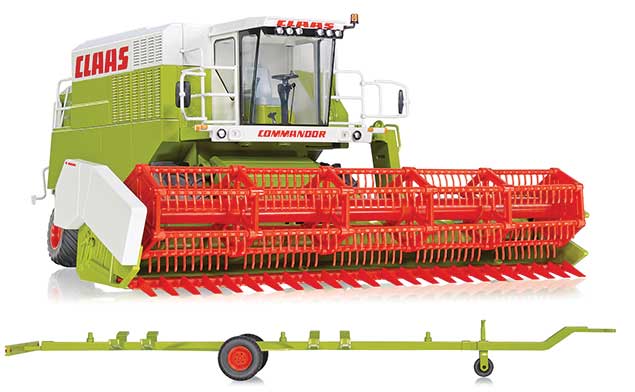 Claas Commandor 116 CS Combine Harvester - Assembled -- Green, White, Red
