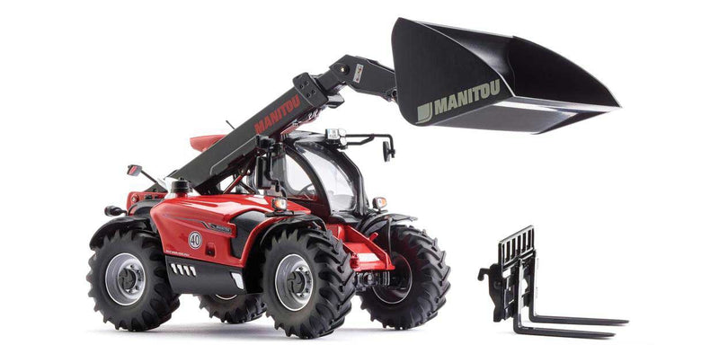 Manitou MLT 635 Telescopic Handler - Assembled -- Red, Black