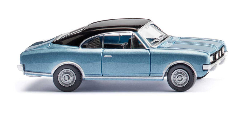 Opel Commodore A Coupe - Assembled -- Blue, Black