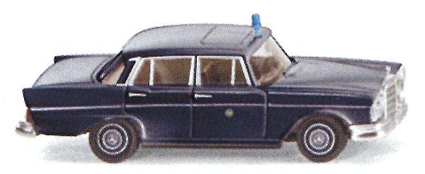 Emergency - Police Vehicles -- Mercedes 220 S 4-Door Sedan Police (blue)