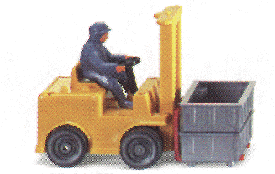 Construction Vehicle - Classic Forklift -- Orange