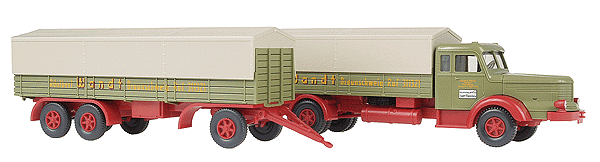 European Trucks - Krupp Titan 2 Axle w/3 Axle Trailer -- Spedition Wandt
