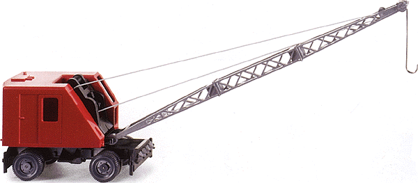 European Construction Equipment -- Mobile Crane (red)