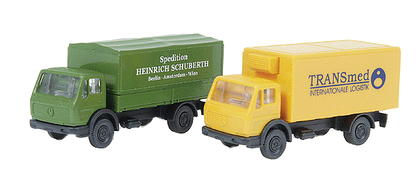European Trucks - Mercedes -- TRANSmed International (yellow) - Heinrich Schuberth (green)