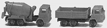 Concrete & dump trks 2/